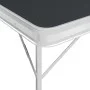 Mesa de camping plegable con 2 bancos aluminio gris de vidaXL, Mobiliario de camping - Ref: Foro24-48183, Precio: 107,30 €, D...