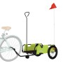 Remolque para bicicletas hierro y tela Oxford verde de , Remolques para bicicletas - Ref: Foro24-94193, Precio: 91,19 €, Desc...