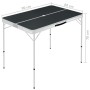 Mesa de camping plegable con 2 bancos aluminio gris de vidaXL, Mobiliario de camping - Ref: Foro24-48183, Precio: 116,79 €, D...