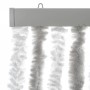 Cortina antimoscas chenilla gris claro y blanco 56x185 cm de , Mosquiteras para ventanas - Ref: Foro24-377311, Precio: 44,84 ...