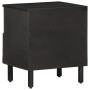 Mesitas de noche 2 uds madera maciza de mango negro 40x33x46 cm de , Mesitas de noche - Ref: Foro24-356826, Precio: 72,81 €, ...