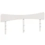 Solid white pine wood bed headboard 200 cm by , Headboards and footboards - Ref: Foro24-844762, Price: 51,67 €, Discount: %