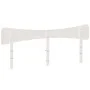 Solid white pine wood bed headboard 200 cm by , Headboards and footboards - Ref: Foro24-844762, Price: 51,67 €, Discount: %