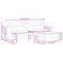 Sofá cama de 2 plazas con taburete tela gris claro de , Sofás - Ref: Foro24-3216243, Precio: 320,34 €, Descuento: %