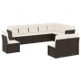 Set de sofás de jardín 10 pzas cojines ratán sintético negro de , Conjuntos de jardín - Ref: Foro24-3249635, Precio: 583,83 €...