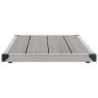 Plato de ducha de jardín WPC acero inoxidable gris 110x62 cm de vidaXL, Platos de ducha - Ref: Foro24-48205, Precio: 100,97 €...