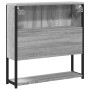 Armario con espejo de baño madera gris Sonoma 60x16x60 cm de , Tocadores - Ref: Foro24-842424, Precio: 56,27 €, Descuento: %