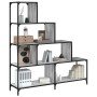 Librería con 4 peldaños madera gris Sonoma 139x33,5x149 cm de , Librerías y estanterías - Ref: Foro24-842479, Precio: 124,64 ...