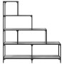 Librería con 4 peldaños madera gris Sonoma 139x33,5x149 cm de , Librerías y estanterías - Ref: Foro24-842479, Precio: 124,64 ...