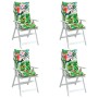 Cojines de silla con respaldo alto 4 uds tela Oxford multicolor de , Cojines para sillas y sofás - Ref: Foro24-377654, Precio...