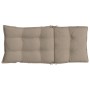 Cojines de silla con respaldo alto 6 uds tela Oxford gris taupe de , Cojines para sillas y sofás - Ref: Foro24-377628, Precio...