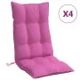 Cojines para silla con respaldo alto 4 uds tela Oxford rosa de , Cojines para sillas y sofás - Ref: Foro24-377663, Precio: 10...