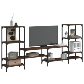 TV-Schrank aus braunem Eichenholzwerkstoff, 206,5 x 28,5 x 95 cm von , TV-Möbel - Ref: Foro24-842485, Preis: 93,91 €, Rabatt: %
