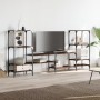 Mueble de TV madera de ingeniería marrón roble 206,5x28,5x95 cm de , Muebles TV - Ref: Foro24-842485, Precio: 95,14 €, Descue...