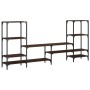 Mueble de TV madera de ingeniería marrón roble 206,5x28,5x95 cm de , Muebles TV - Ref: Foro24-842485, Precio: 95,14 €, Descue...