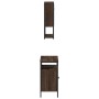 Set de muebles baño 2 pzas madera contrachapada marrón roble de , Muebles de baño - Ref: Foro24-3214659, Precio: 98,23 €, Des...
