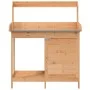 Mesa para macetas con armario madera de abeto 110,5x45x124,5 cm de , Soportes para macetas - Ref: Foro24-156344, Precio: 161,...