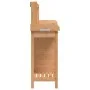 Mesa para macetas con armario madera de abeto 110,5x45x124,5 cm de , Soportes para macetas - Ref: Foro24-156344, Precio: 161,...