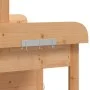 Mesa para macetas con armario madera de abeto 110,5x45x124,5 cm de , Soportes para macetas - Ref: Foro24-156344, Precio: 161,...