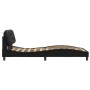 Estructura de cama con cabecero cuero sintético negro 100x200cm de , Camas y somieres - Ref: Foro24-3207981, Precio: 133,89 €...