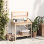 Mesa para macetas con fregadero madera abeto 147,5x44x139,5 cm de , Soportes para macetas - Ref: Foro24-156346, Precio: 90,23...