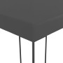 Carpa cenador de jardín gris antracita 3x3 m de vidaXL, Carpas y cenadores - Ref: Foro24-48034, Precio: 249,60 €, Descuento: %