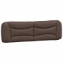 Estructura de cama cabecero cuero sintético marrón 180x200 cm de , Camas y somieres - Ref: Foro24-3208018, Precio: 234,97 €, ...