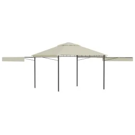 Cenador con tejado doble extensible crema 3x3x2,75m 180g/m² de vidaXL, Carpas y cenadores - Ref: Foro24-48003, Precio: 224,88...