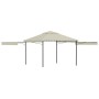 Cenador con tejado doble extensible crema 3x3x2,75m 180g/m² de vidaXL, Carpas y cenadores - Ref: Foro24-48003, Precio: 227,77...