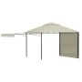 Cenador con tejado doble extensible crema 3x3x2,75m 180g/m² de vidaXL, Carpas y cenadores - Ref: Foro24-48003, Precio: 224,88...