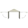 Cenador con tejado doble extensible crema 3x3x2,75m 180g/m² de vidaXL, Carpas y cenadores - Ref: Foro24-48003, Precio: 227,77...