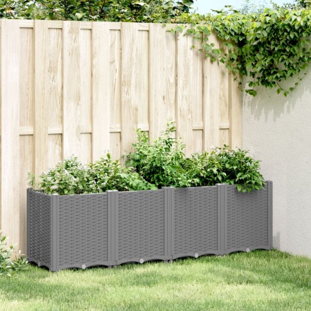 Jardinera PP gris claro 160x40x53 cm de , Maceteros y jardineras - Ref: Foro24-367857, Precio: 133,27 €, Descuento: %