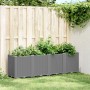 Jardinera PP gris claro 160x40x53 cm de , Maceteros y jardineras - Ref: Foro24-367857, Precio: 133,27 €, Descuento: %
