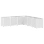 Jardinera PP blanco 160x160x53 cm de , Maceteros y jardineras - Ref: Foro24-367869, Precio: 216,67 €, Descuento: %