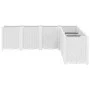 Jardinera PP blanco 160x160x53 cm de , Maceteros y jardineras - Ref: Foro24-367869, Precio: 210,59 €, Descuento: %