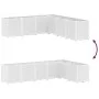 Jardinera PP blanco 160x160x53 cm de , Maceteros y jardineras - Ref: Foro24-367869, Precio: 210,59 €, Descuento: %