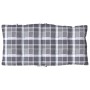 Cojines para silla respaldo bajo 2 uds tela Oxford cuadros gris de , Cojines para sillas y sofás - Ref: Foro24-377713, Precio...