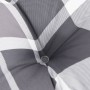 Cojines para silla respaldo bajo 2 uds tela Oxford cuadros gris de , Cojines para sillas y sofás - Ref: Foro24-377713, Precio...