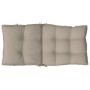 Cojines para silla respaldo bajo 4 uds tela Oxford gris taupe de , Cojines para sillas y sofás - Ref: Foro24-377696, Precio: ...