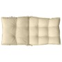Cojines para silla con respaldo bajo 6 uds tela Oxford beige de , Cojines para sillas y sofás - Ref: Foro24-377682, Precio: 1...