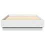 Estructura de cama con luces LED blanco 75x190 cm de , Camas y somieres - Ref: Foro24-839546, Precio: 102,22 €, Descuento: %