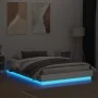 Estructura de cama con luces LED blanco 140x200 cm de , Camas y somieres - Ref: Foro24-3209793, Precio: 180,00 €, Descuento: %