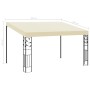 Cenador con montaje en la pared crema 4x3x2,5 m de vidaXL, Carpas y cenadores - Ref: Foro24-47998, Precio: 249,57 €, Descuent...