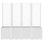 Jardinera con enrejado PP blanco 160x40x140 cm de , Maceteros y jardineras - Ref: Foro24-367874, Precio: 213,50 €, Descuento: %