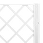 Jardinera con enrejado PP blanco 160x40x140 cm de , Maceteros y jardineras - Ref: Foro24-367874, Precio: 213,50 €, Descuento: %