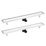 Desagüe de ducha con cubierta 2 en 1 acero inoxidable 93x14 cm de vidaXL, Desagües - Ref: Foro24-146010, Precio: 53,05 €, Des...