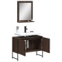 Set de muebles de baño 2 pzas madera de ingeniería marrón roble de , Muebles de baño - Ref: Foro24-3214343, Precio: 88,87 €, ...