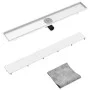 Desagüe de ducha con cubierta 2 en 1 acero inoxidable 93x14 cm de vidaXL, Desagües - Ref: Foro24-146010, Precio: 52,24 €, Des...