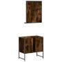 Set de muebles de baño 2 pzas madera ingeniería roble ahumado de , Muebles de baño - Ref: Foro24-3214336, Precio: 83,54 €, De...