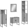 Set de armario de baño 4 pzas madera contrachapada gris sonoma de , Muebles de baño - Ref: Foro24-3214357, Precio: 221,94 €, ...